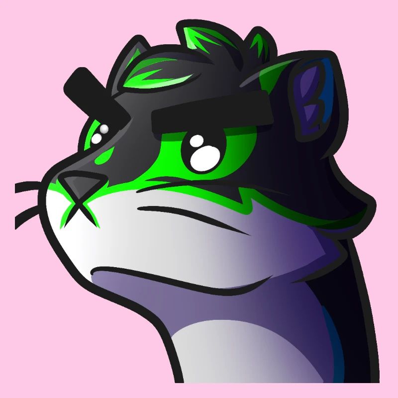Loup Neon Graphique