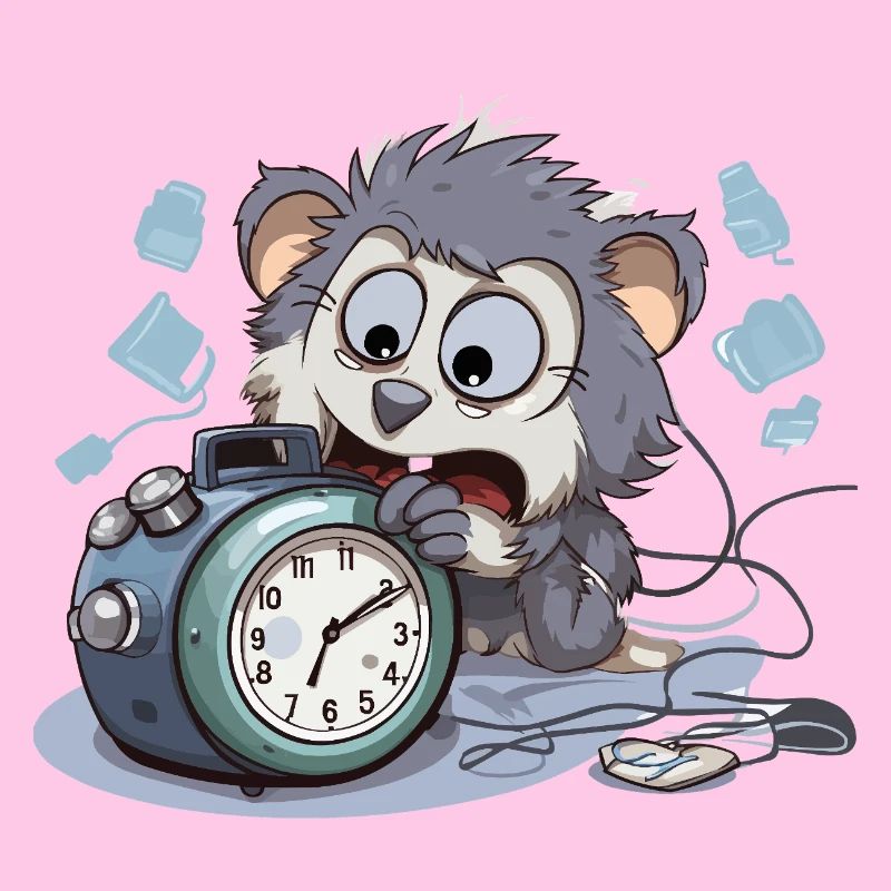 Morgenchaos Otter Wecker