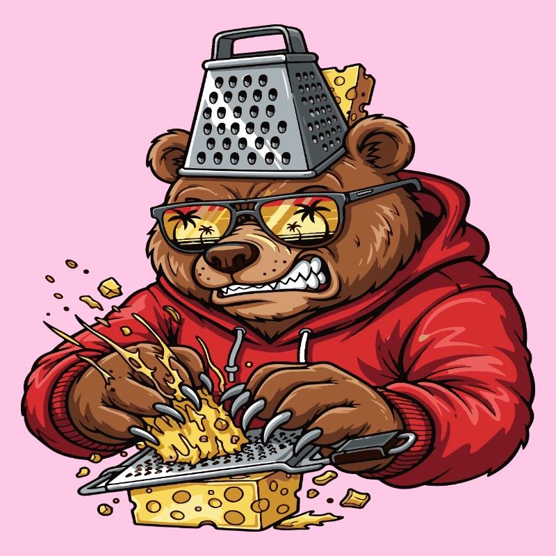 Écraseur de fromage à râpe à ours