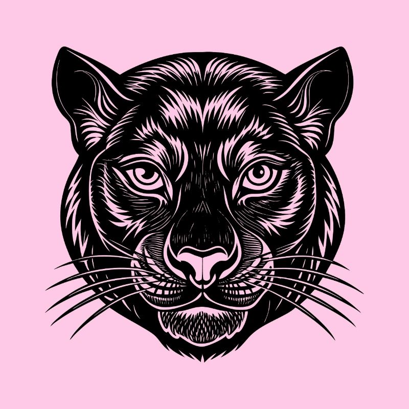 Visage de panthère
