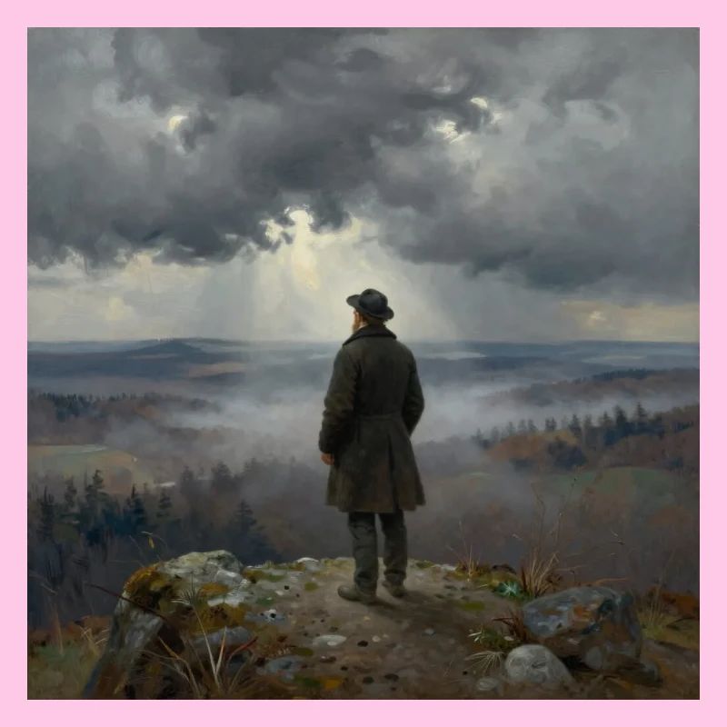 Blick in den Nebelberge