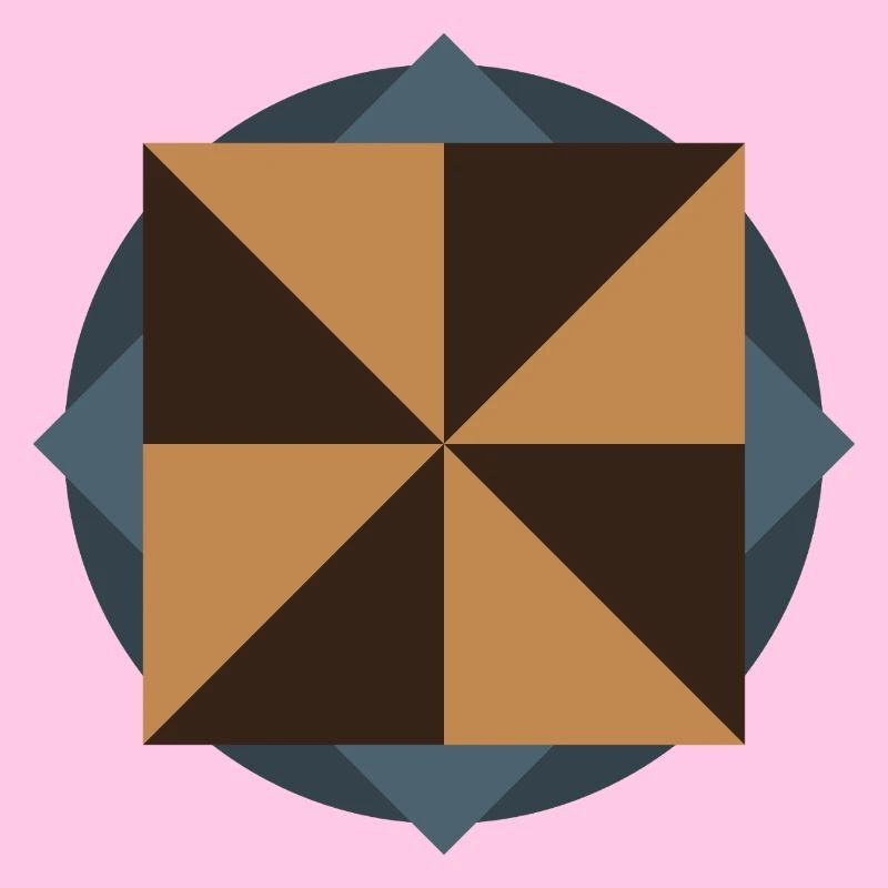 GÉOMÉTRIE DU NOYAU PYRAMIDAL | Œuvres d’art Basic Shapes