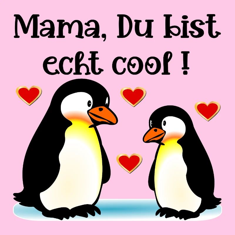 Komplimente Mama Muttertag Pinguine