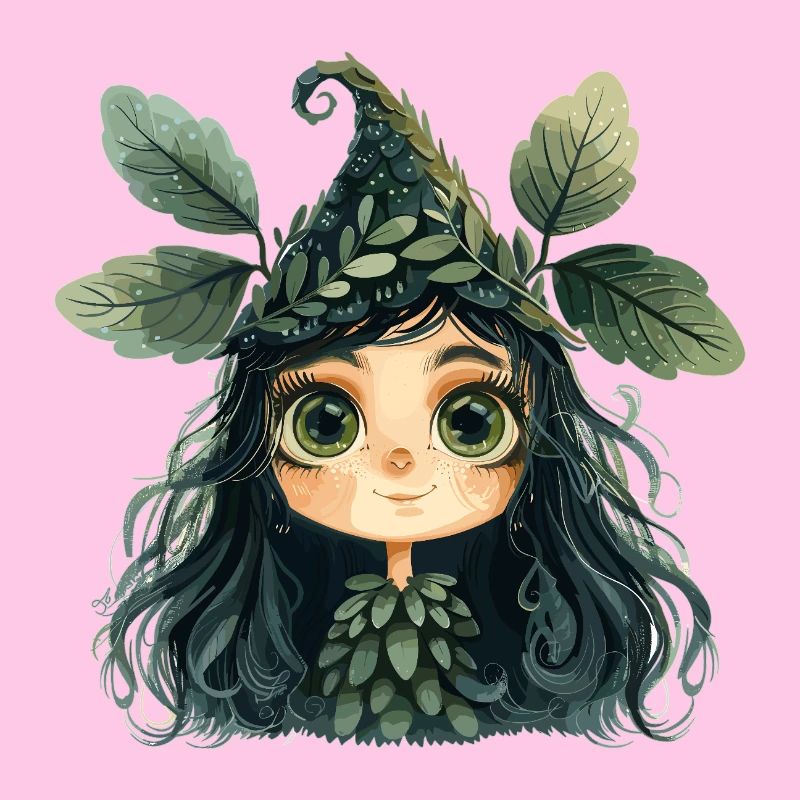 Reine des feuilles, créature de la forêt, fée des forêts