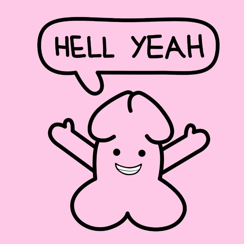 lustiges Junior 'Hell yes'-Emoticon