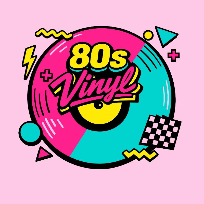 80s Vinyl Neon Revival