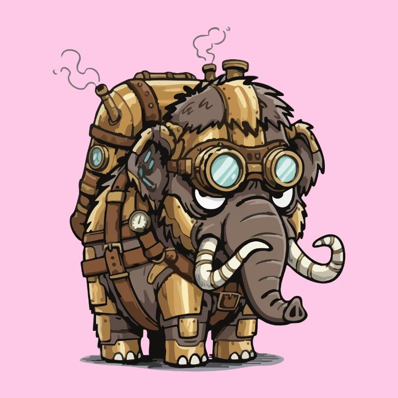 Mammoth Steampunk gepanzerter Dampfkessel