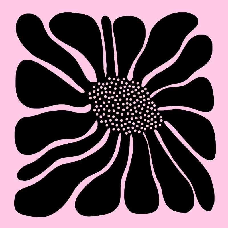 Bold Abstract Retro Bloom