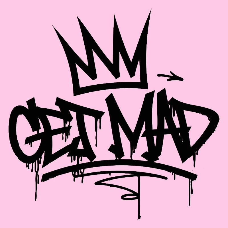 Gamma Crown Graffiti Logo Get Mad