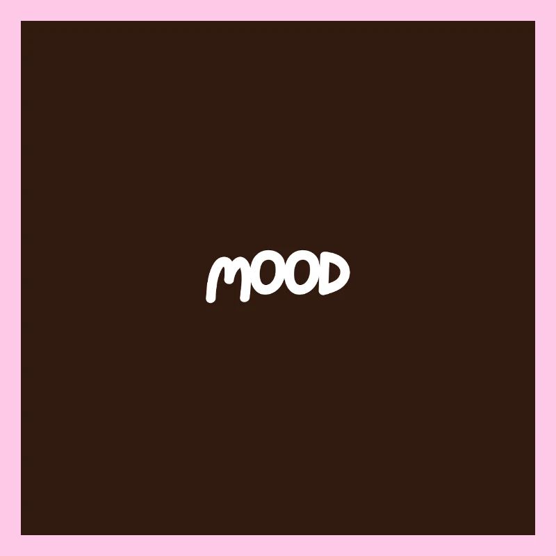 "MOOD" Graphic Tee Design