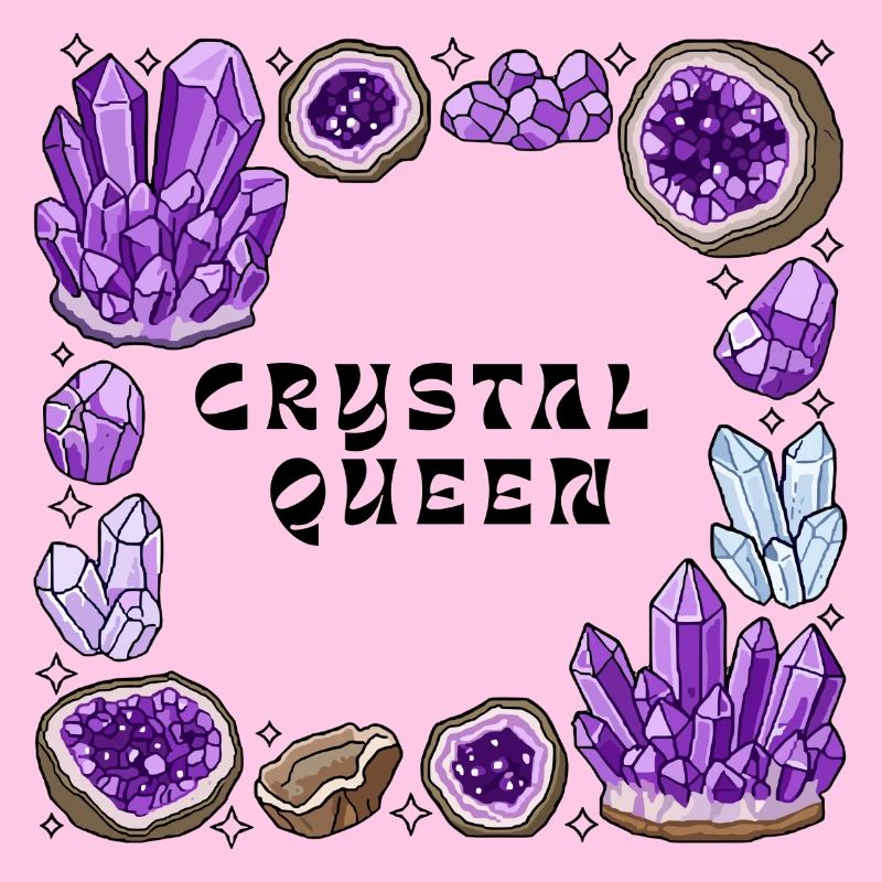 Amnetyst Crystal Geode Circle