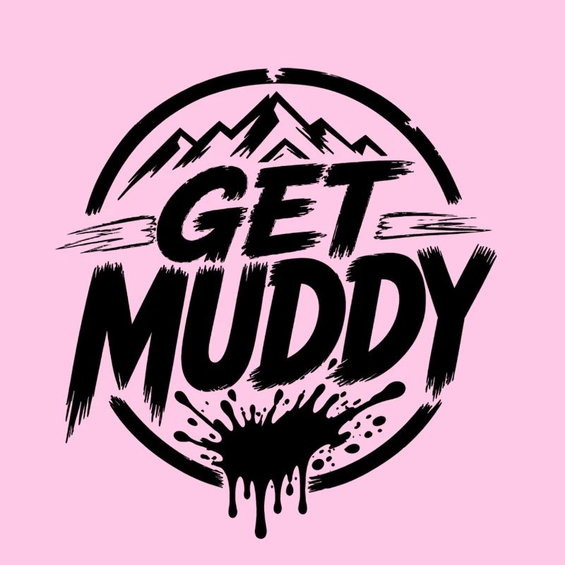 Get Muddy - Black Logo