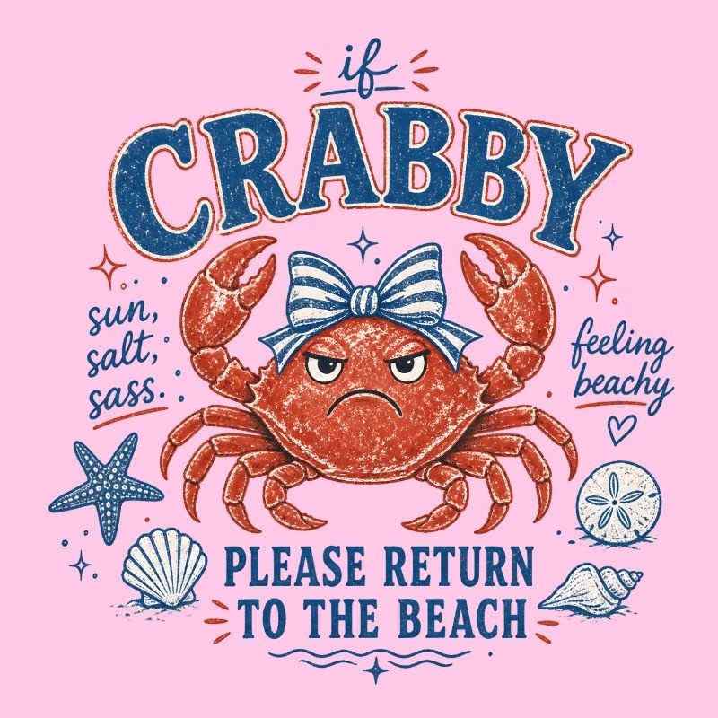 Krabbe - If Crabby – Please Return to the Beach