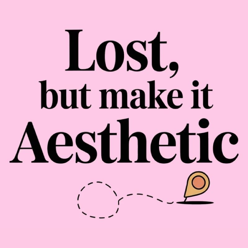 Perdu mais esthétique Conception d’épingle de carte GIS