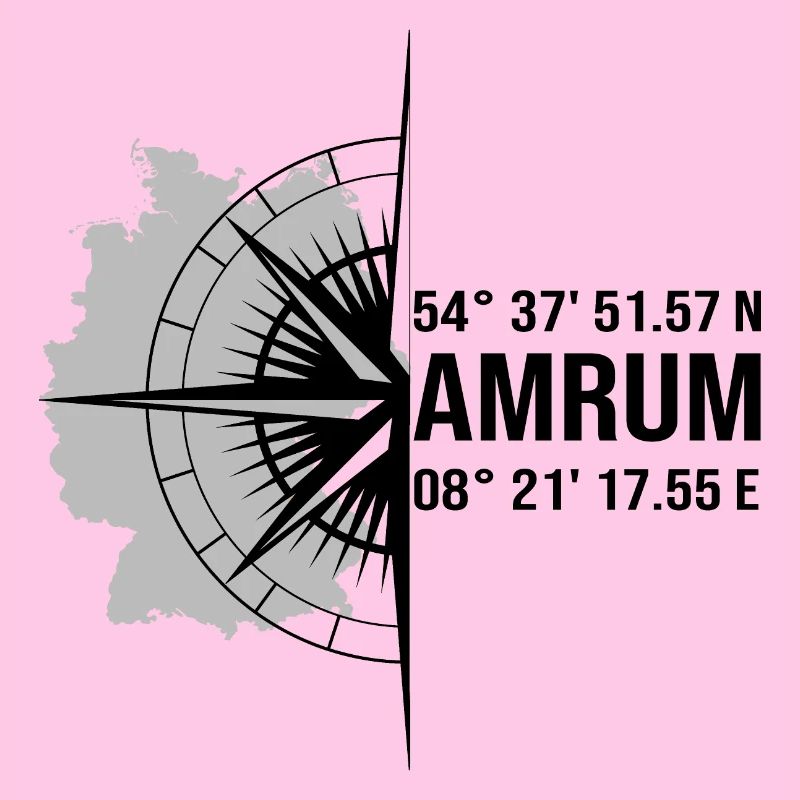 Halbierter Amrum schwarz