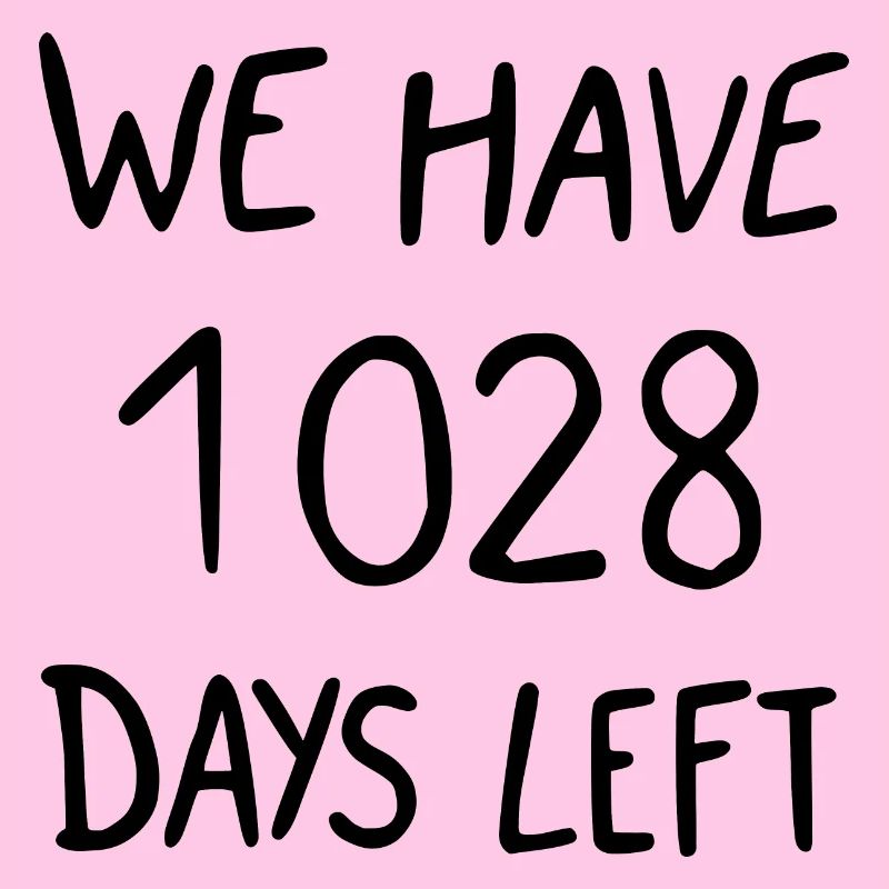 we have 1028 days left