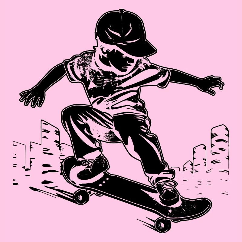 Skateboarding Junge