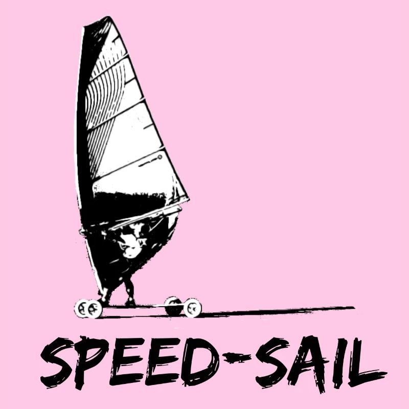 Speed Sail Board Silhouette