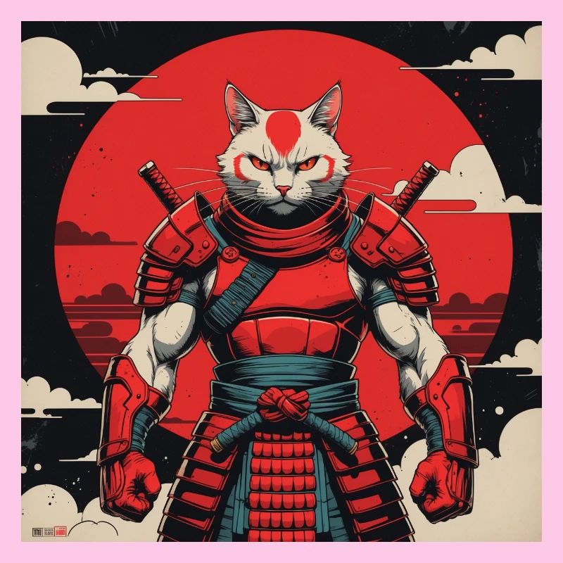 Samurai-Katzenkrieger
