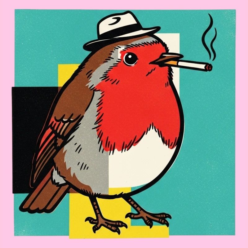 Robin Smoking