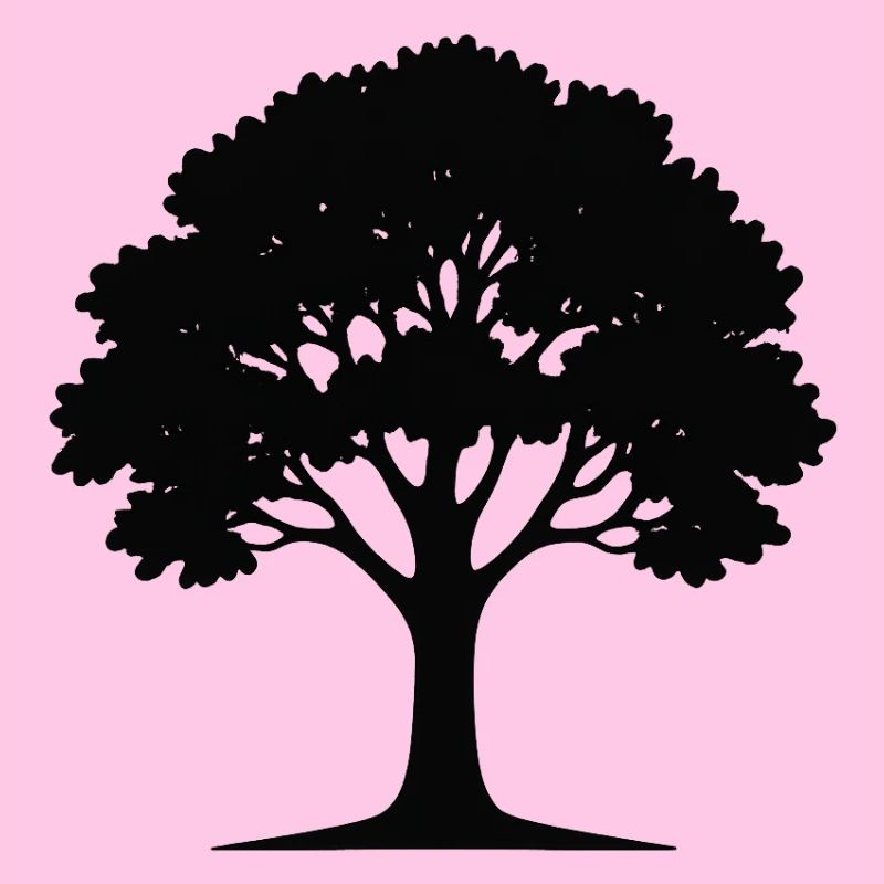 Stilvolle Baum-Kunst Illustration