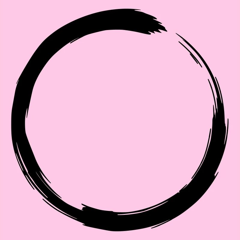Enso Circle Zen Brushstroke