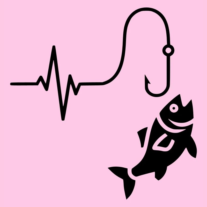 Silhouette de poisson pulsé ECG
