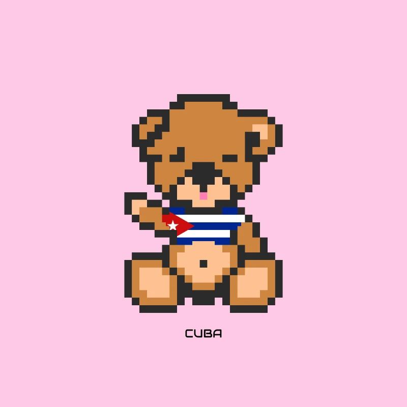 Pixel Bär Kuba