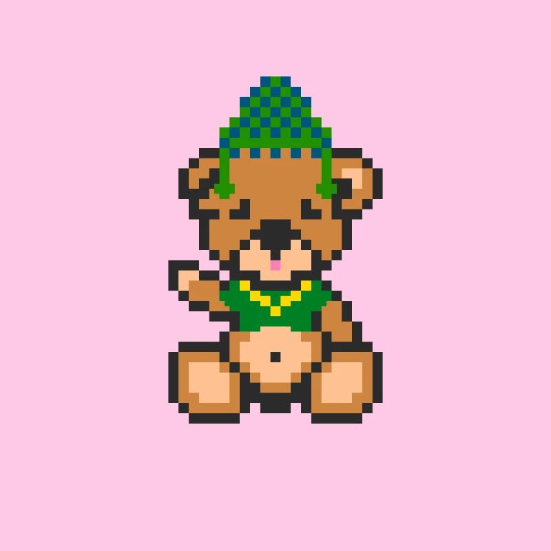 Pixel Bear Inca