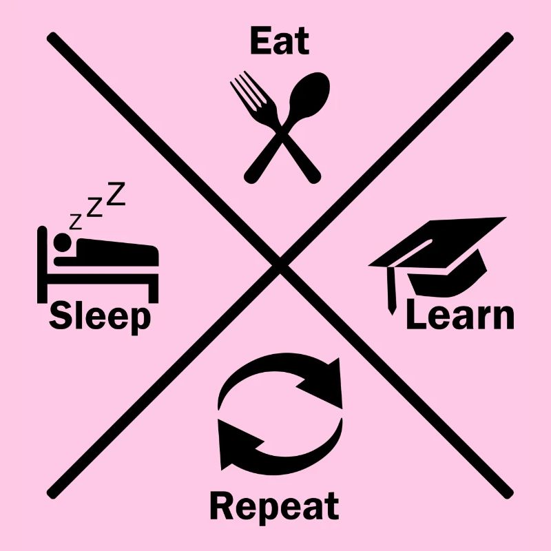 Learn learn sleep cramming gift idea