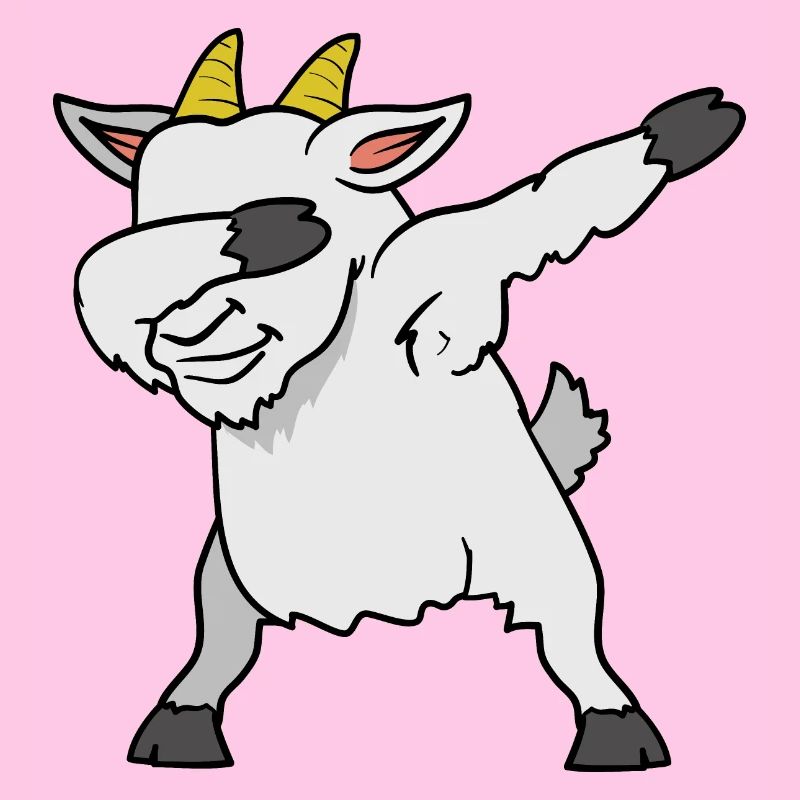 Dabbing Dab goat goat