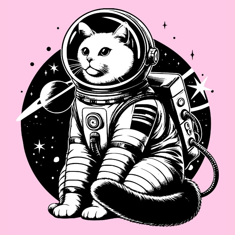 Astronauten Katze