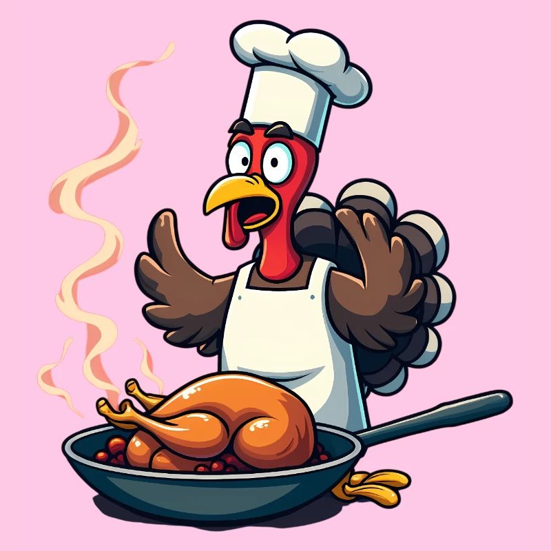 Cuisinier de dinde de Thanksgiving