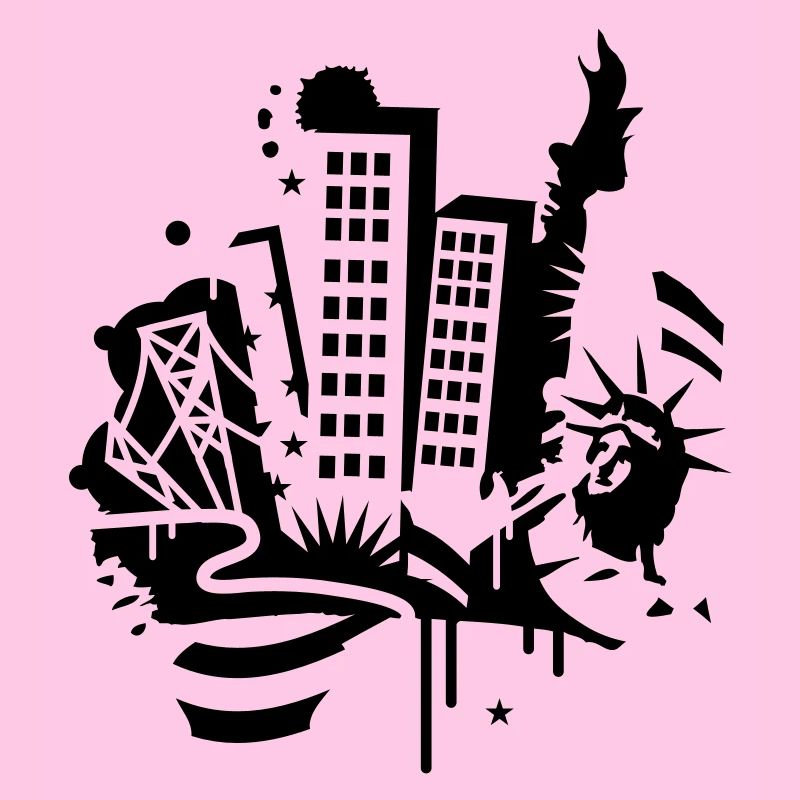 A New-York City Design dans le style de graffiti