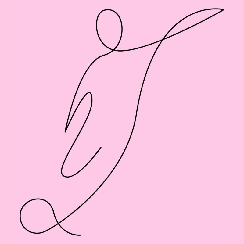 Fußball one Line