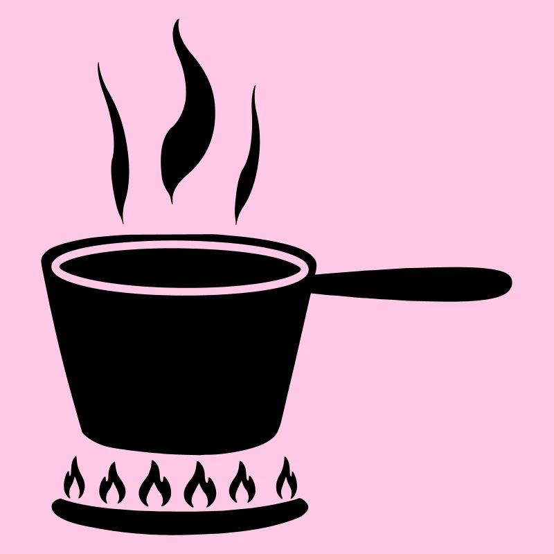 Gas milk pan