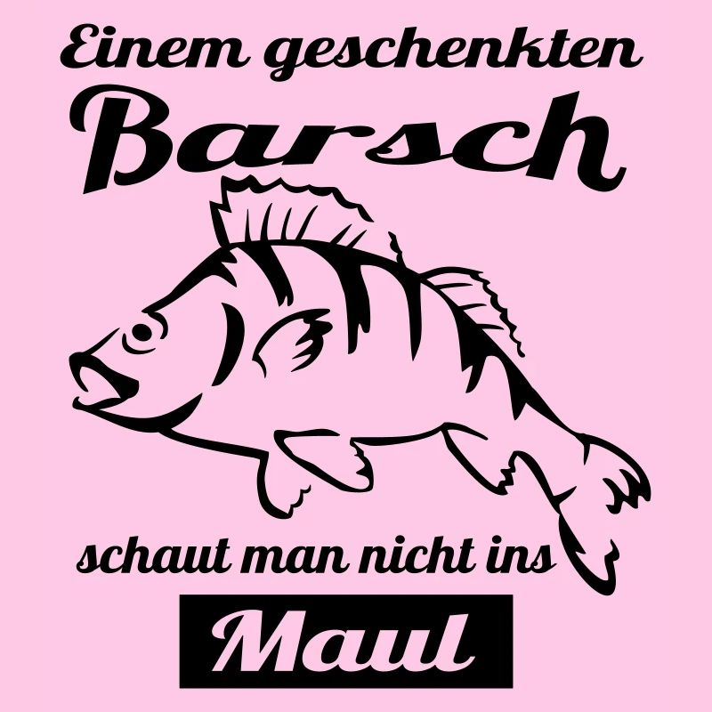 Angler Motiv mit Barsch