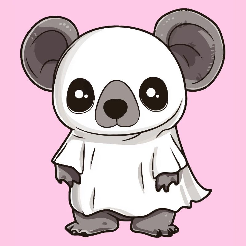 Koala Halloween Comic Geist