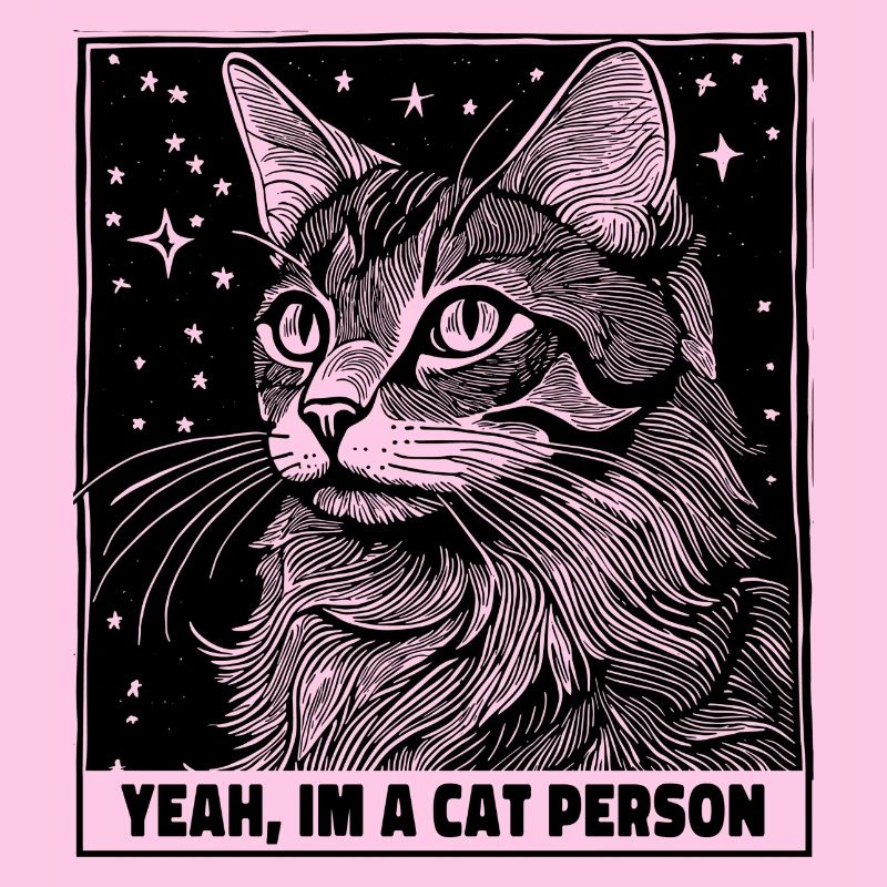 Katzenmensch Katze Haustier statement