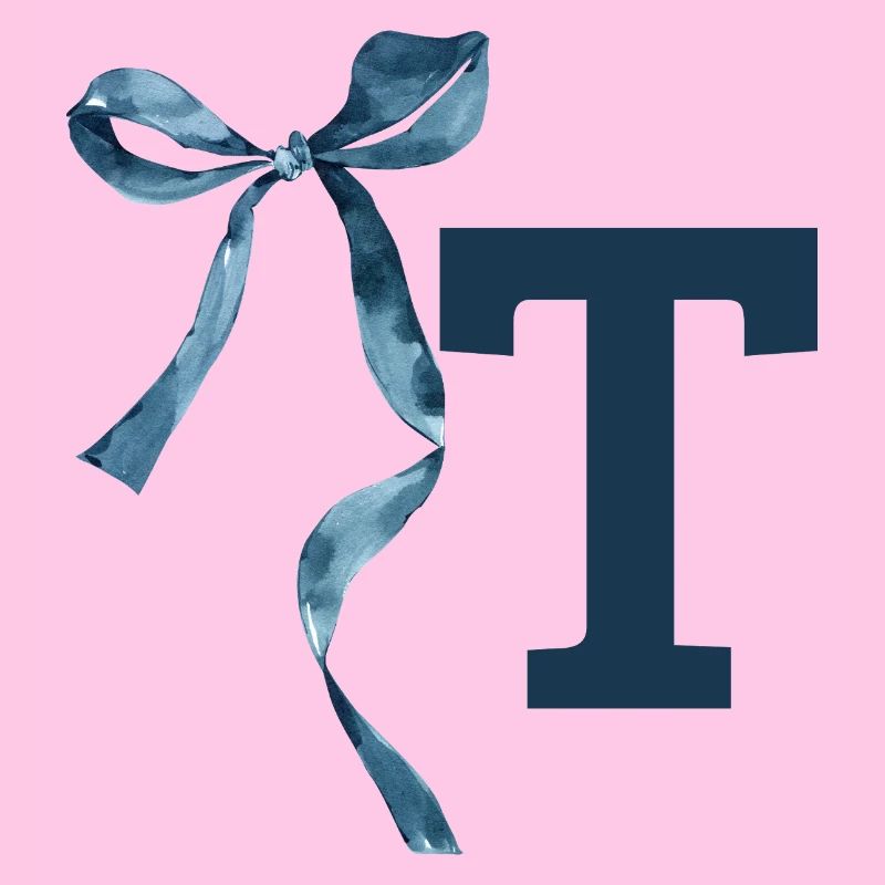 Monogramm t Geschenkidee