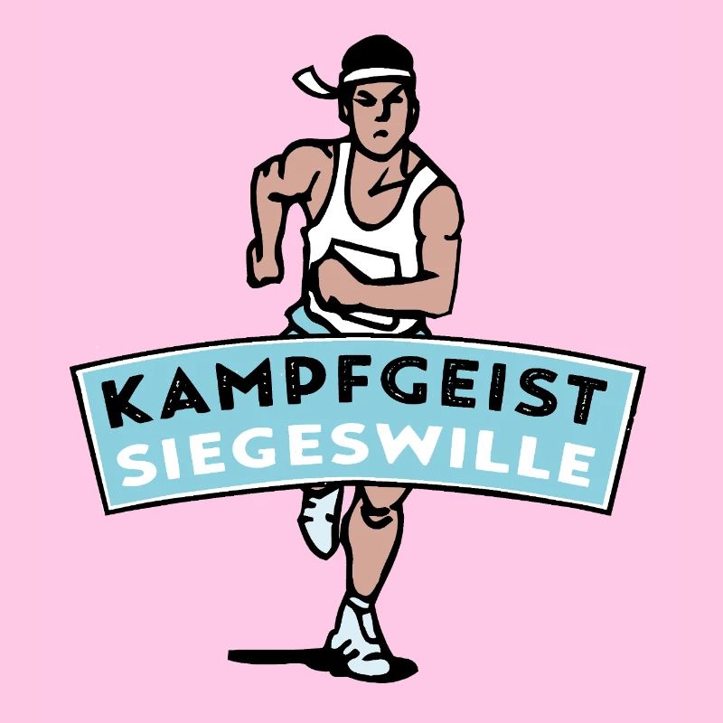 Kampfgeist Siegeswille - Marathonläufer