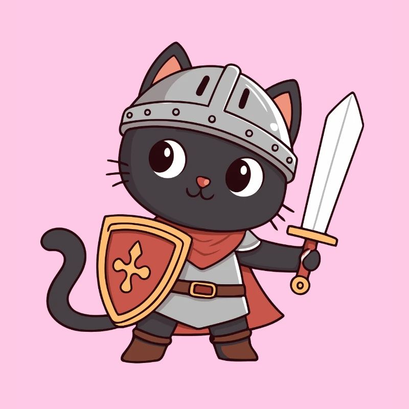 Chat Noir Chevalier