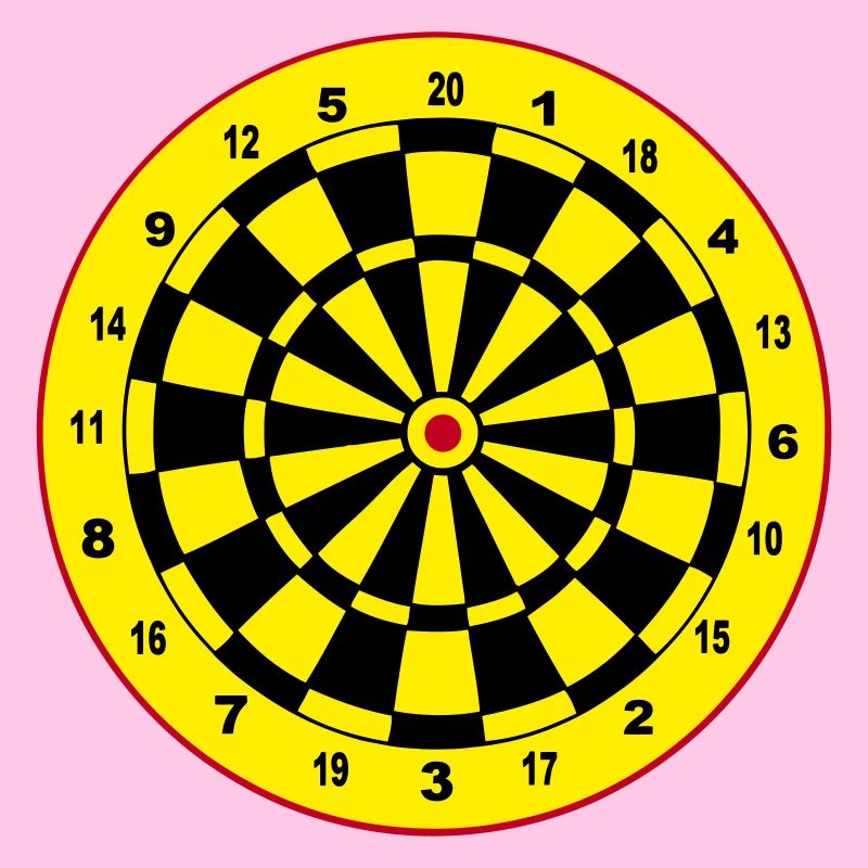 Fléchettes, fléchettes, fléchettes, autocollants, jeu de fléchettes