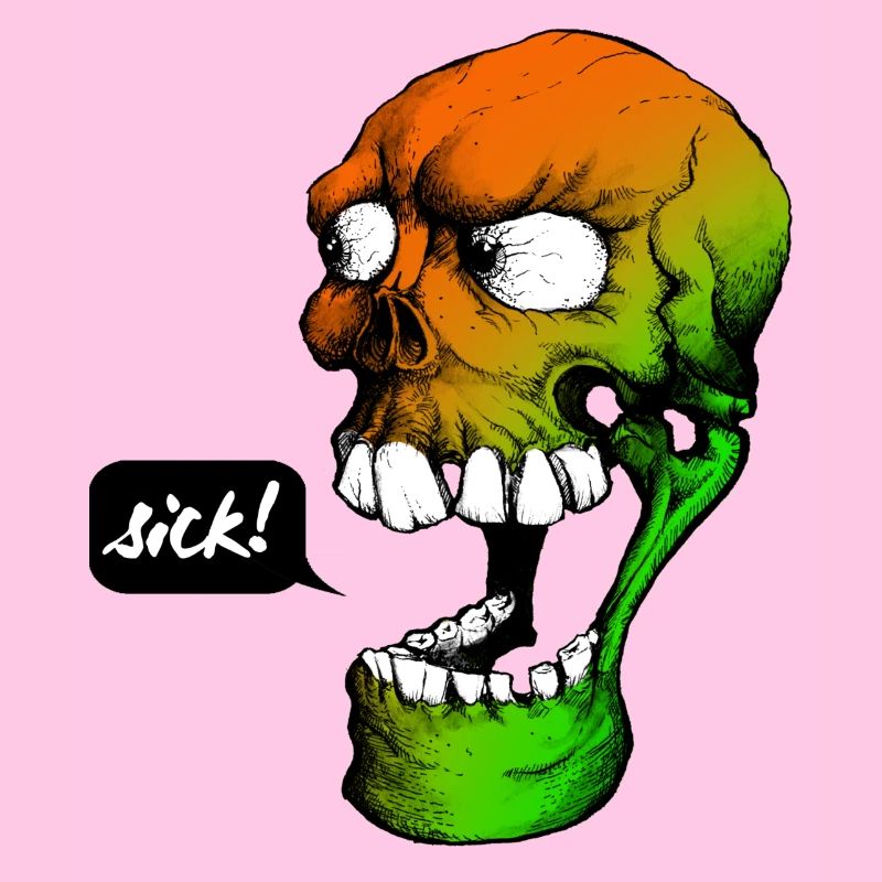 Psychedelic Skull