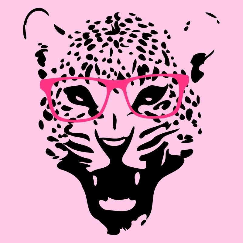 Leopard Nerd Brille 2c