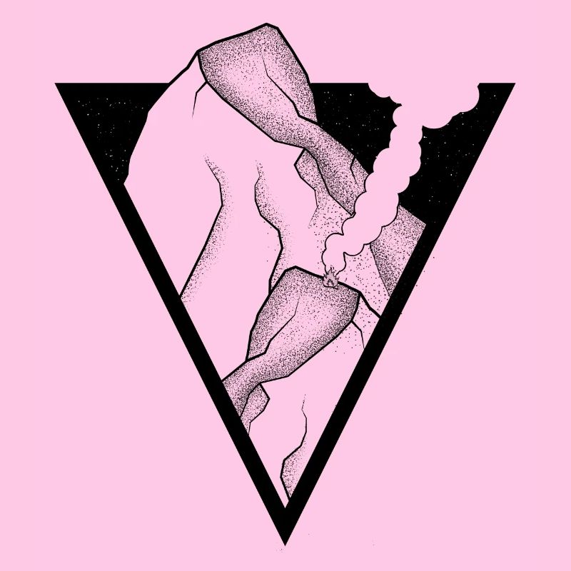 Conception de triangle de montagne