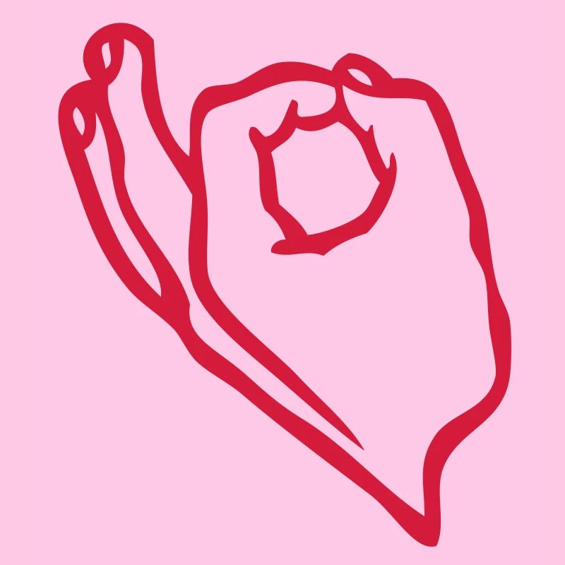 hand symbol ok valid impeccable perfect supe