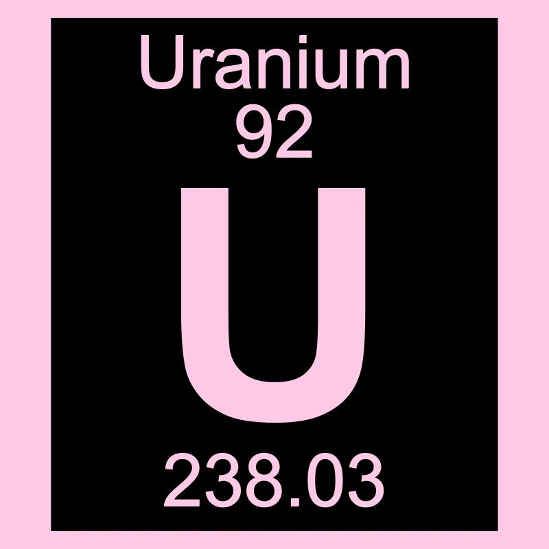 Element 92 - u (uranium) - Inverse (Full)