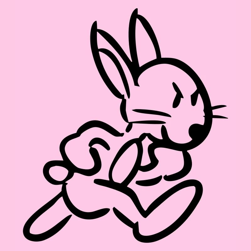 Laufender Hase