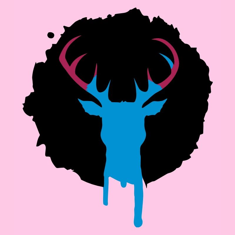 Patch de cerf graffiti
